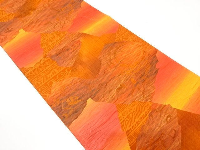 JAPANESE NAGOYA OBI / WOVEN SARASA